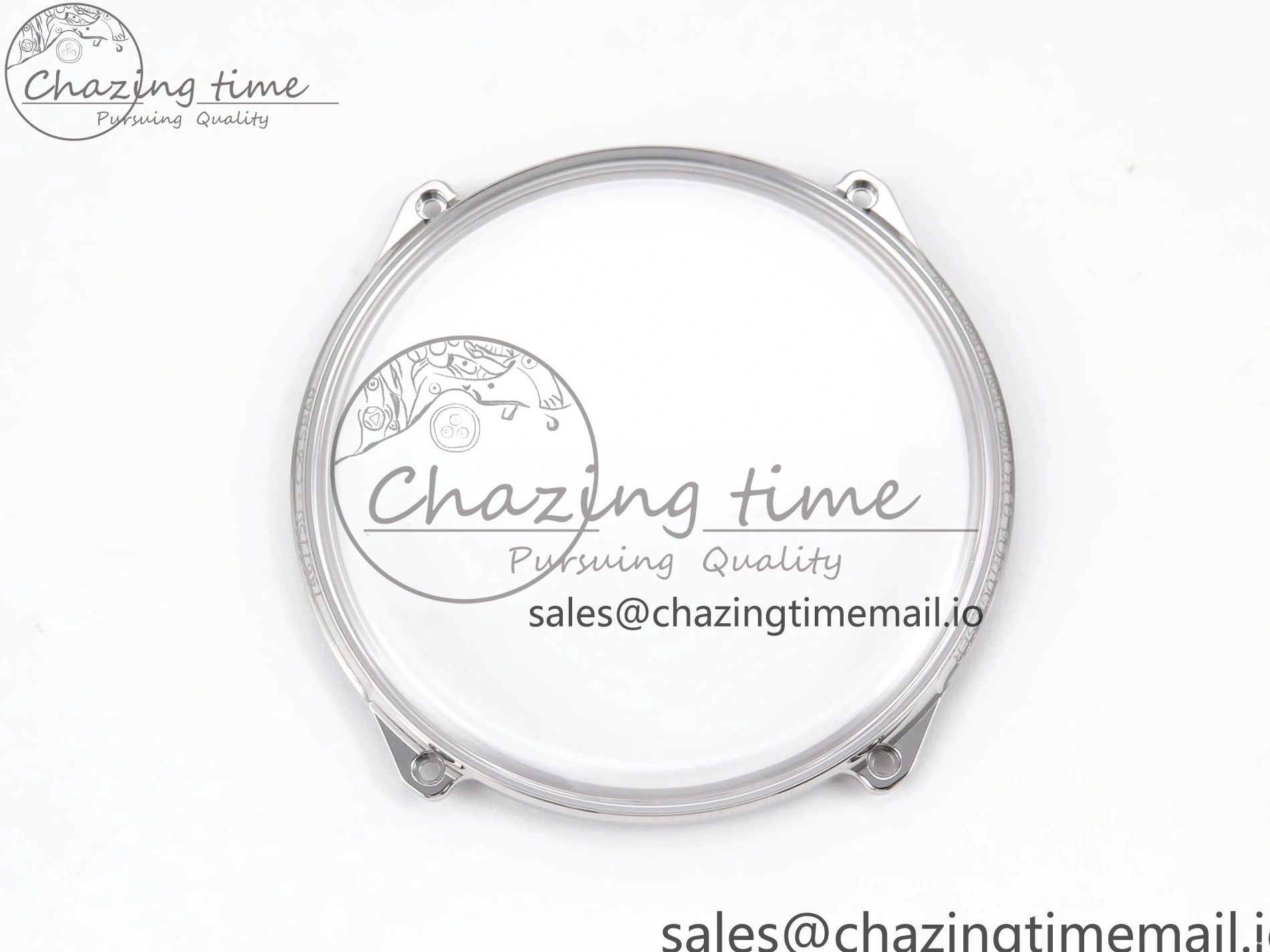 MIROTIME 0308 OnTrend Portugieser Automatic 42mm SS APSF 1:1 Best Edition White RG Dial on Black Leather Strap A 7010